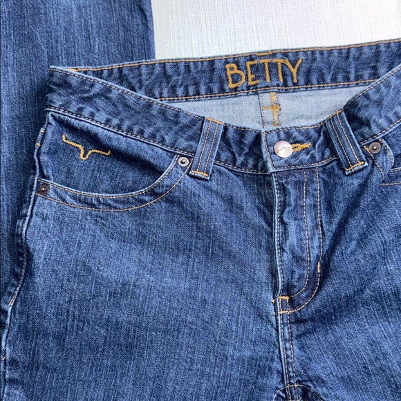 Kimes Ranch Betty Women's Dark Blue Boot Cut Jeans - Picture 10 of 12